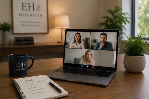 child access mediation Enfield online meeting.
